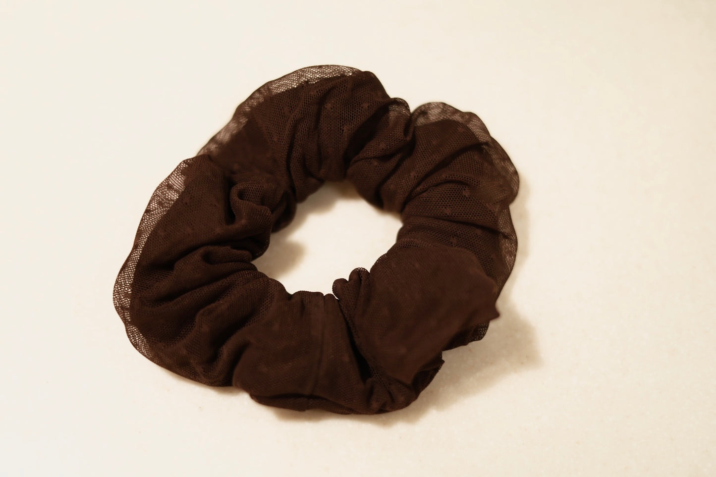 Brown Scrunchie